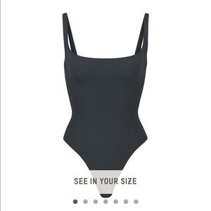 FITS EVERYBODY SQUARE NECK BODYSUIT - SKIMS